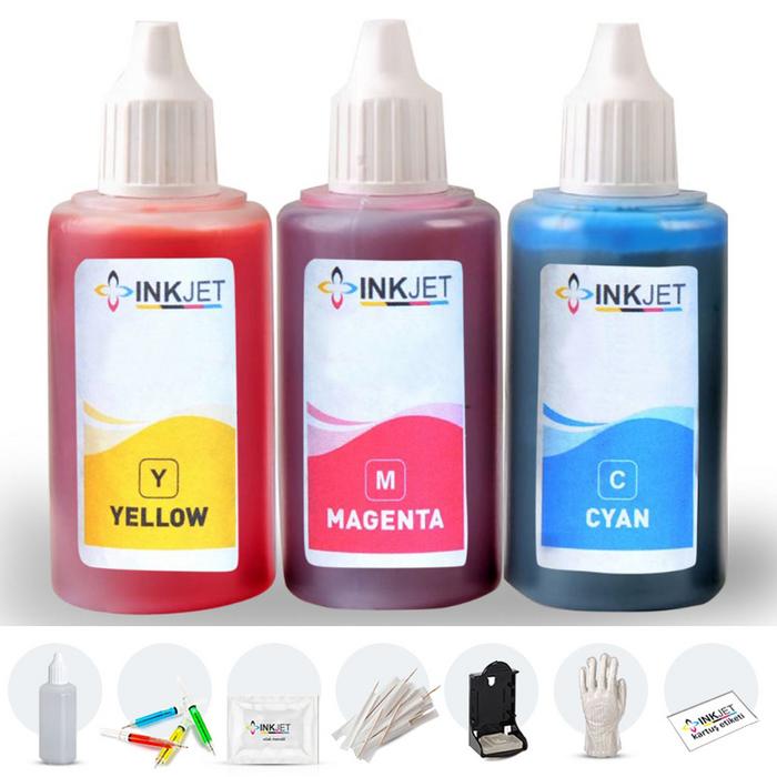 901 Uyumlu Renkli̇ Kartuş Kolay Dolum Seti  J4580/ J4680/ 4500/ J4660