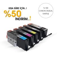 Canon Pgı-550PGBK/CLI-551Bk/551C/551M/551Y 5Li Kartuş Seti