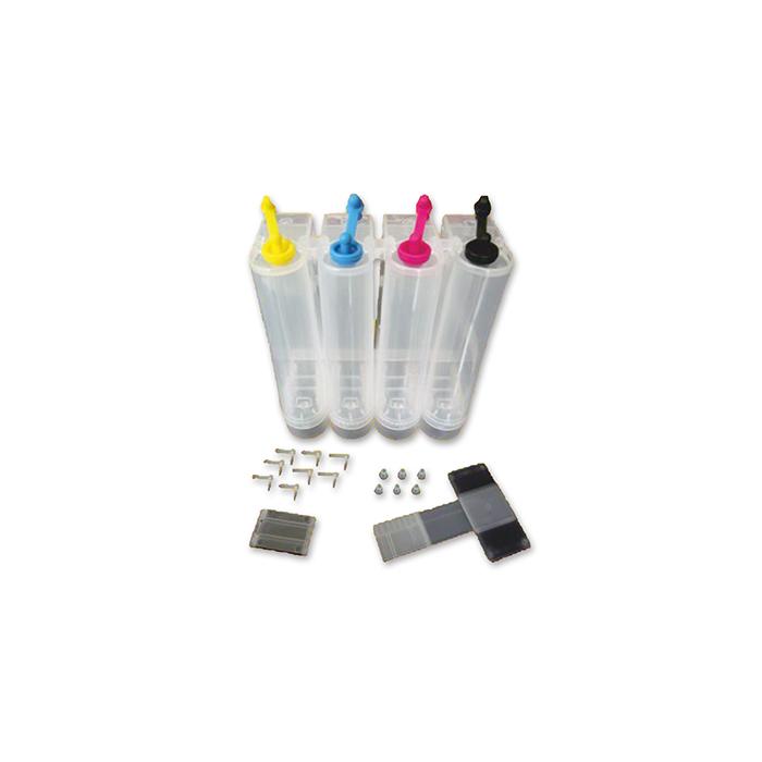 4 Renk Yazıcılar Için Uyumlu  D Ti̇pi̇ Bi̇tmeyen Kartuş Tanki