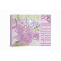 Fotoğraf Albümü 200’lü – Mor Çiçek Desenli | 10×15 cm Anı Albümü