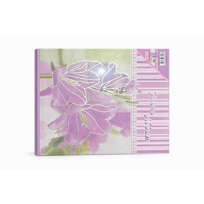 Fotoğraf Albümü 200’lü – Mor Çiçek Desenli | 10×15 cm Anı Albümü