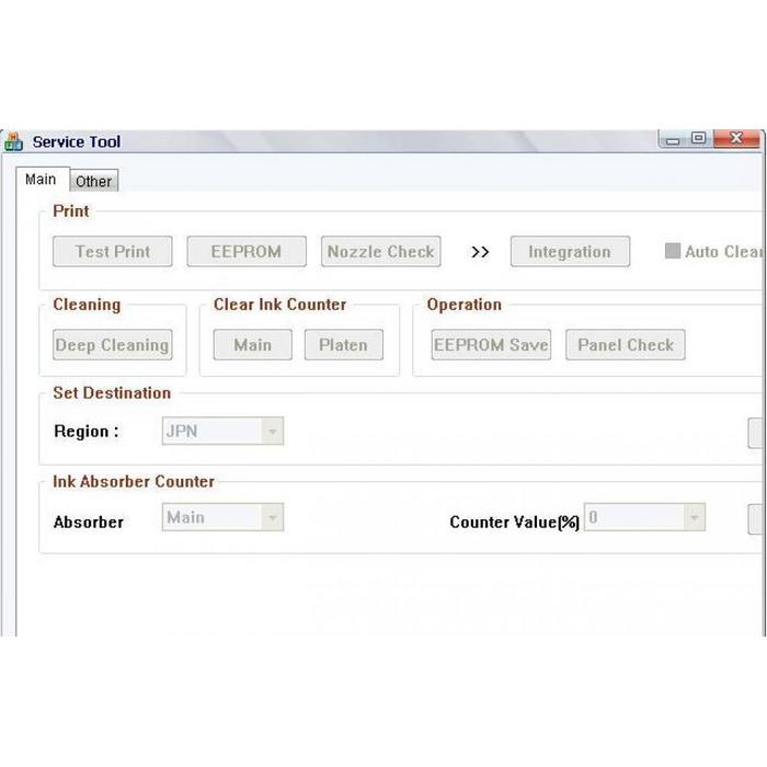 Canon E514 Yazıcı 5B02 Ped Emici Dolu Hatasını Giderme Programı Service Tools