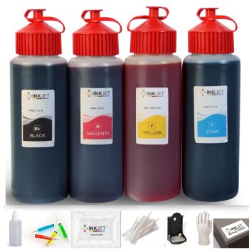 Brother Yazıcılar Için Uyumlu 4 Renk 500 Ml Mürekkep Setİ (photo Ink Akıllı Mürekkep) t300/t310/t500/t510/t800/t810/t910